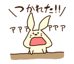 This rabbit's name is OTSUKIMI sticker #1272602