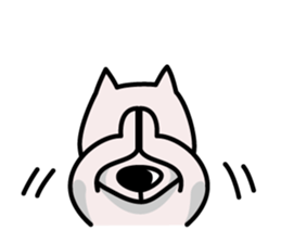 white dog (daily conversations) sticker #1273465