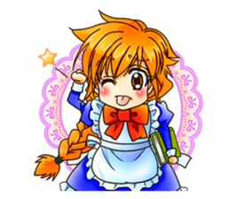 BECAUSE I'M A MAID! Original Version sticker #1273684