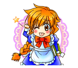 BECAUSE I'M A MAID! Original Version sticker #1273684