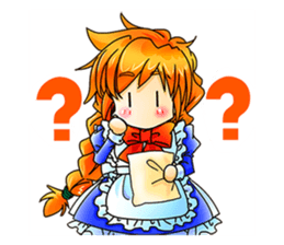 BECAUSE I'M A MAID! Original Version sticker #1273685