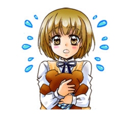 BECAUSE I'M A MAID! Original Version sticker #1273687