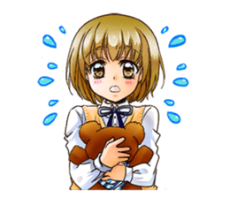 BECAUSE I'M A MAID! Original Version sticker #1273687