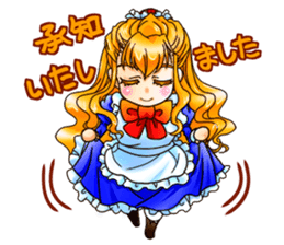 BECAUSE I'M A MAID! Original Version sticker #1273689