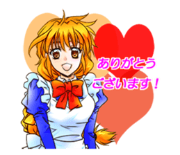 BECAUSE I'M A MAID! Original Version sticker #1273692