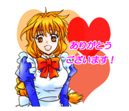 BECAUSE I'M A MAID! Original Version sticker #1273692