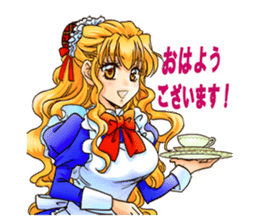 BECAUSE I'M A MAID! Original Version sticker #1273700