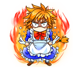 BECAUSE I'M A MAID! Original Version sticker #1273701