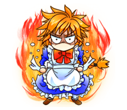 BECAUSE I'M A MAID! Original Version sticker #1273701