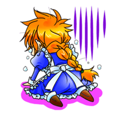 BECAUSE I'M A MAID! Original Version sticker #1273702