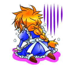 BECAUSE I'M A MAID! Original Version sticker #1273702