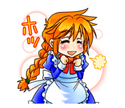 BECAUSE I'M A MAID! Original Version sticker #1273703