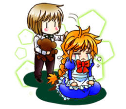 BECAUSE I'M A MAID! Original Version sticker #1273709