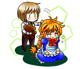 BECAUSE I'M A MAID! Original Version sticker #1273709