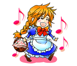 BECAUSE I'M A MAID! Original Version sticker #1273711