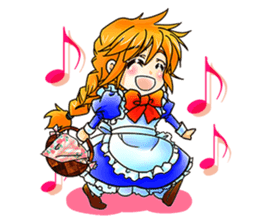 BECAUSE I'M A MAID! Original Version sticker #1273711