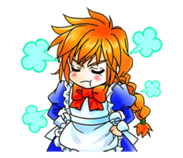 BECAUSE I'M A MAID! Original Version sticker #1273714