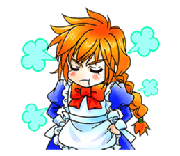 BECAUSE I'M A MAID! Original Version sticker #1273714