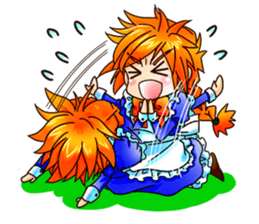 BECAUSE I'M A MAID! Original Version sticker #1273716