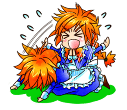 BECAUSE I'M A MAID! Original Version sticker #1273716