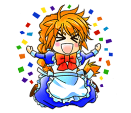 BECAUSE I'M A MAID! Original Version sticker #1273719