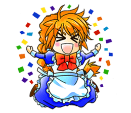 BECAUSE I'M A MAID! Original Version sticker #1273719