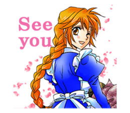 BECAUSE I'M A MAID! Original Version sticker #1273721