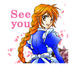 BECAUSE I'M A MAID! Original Version sticker #1273721