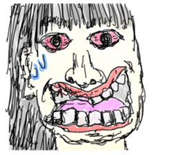 japanese girl bokumaru sticker sticker #1273967