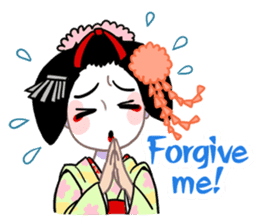 Maiko in Kyoto(English) sticker #1274004