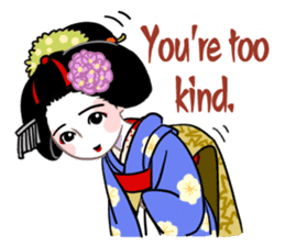 Maiko in Kyoto(English) sticker #1274005