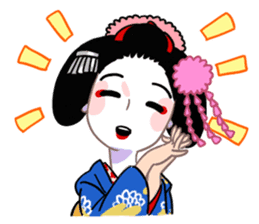 Maiko in Kyoto(English) sticker #1274010