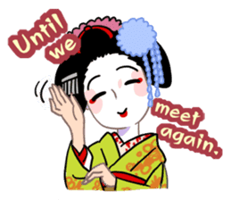 Maiko in Kyoto(English) sticker #1274012