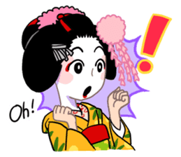 Maiko in Kyoto(English) sticker #1274013