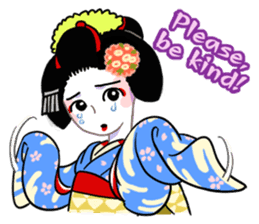Maiko in Kyoto(English) sticker #1274015
