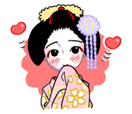 Maiko in Kyoto(English) sticker #1274016