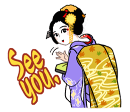 Maiko in Kyoto(English) sticker #1274017