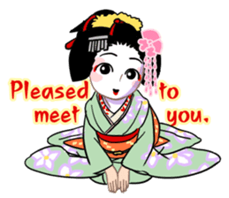 Maiko in Kyoto(English) sticker #1274019