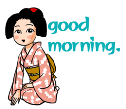 Maiko in Kyoto(English) sticker #1274023
