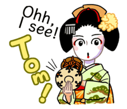 Maiko in Kyoto(English) sticker #1274025