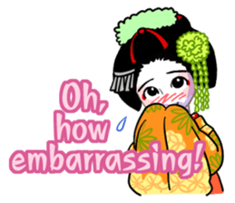 Maiko in Kyoto(English) sticker #1274026