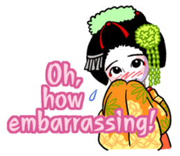 Maiko in Kyoto(English) sticker #1274026