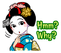 Maiko in Kyoto(English) sticker #1274028