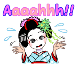 Maiko in Kyoto(English) sticker #1274030