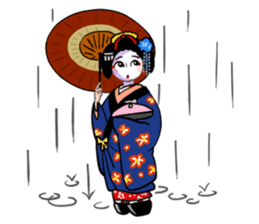 Maiko in Kyoto(English) sticker #1274033