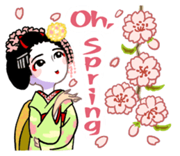 Maiko in Kyoto(English) sticker #1274038