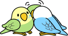 Budgerigar "Sekiseinko-kko" sticker #1274202