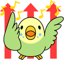 Budgerigar "Sekiseinko-kko" sticker #1274211