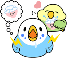 Budgerigar "Sekiseinko-kko" sticker #1274212