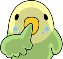 Budgerigar "Sekiseinko-kko" sticker #1274219